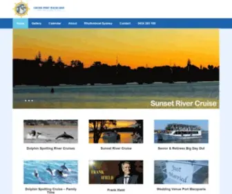 Cruiseportmacquarie.com.au(MV Port AdVenture) Screenshot