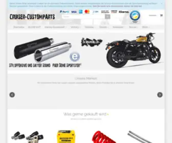 Cruiser-Customparts.de(Custom and Performance for all Bikes) Screenshot