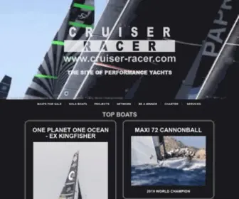 Cruiser-Racer.com(Cruiser and Racer yachts brokerage) Screenshot