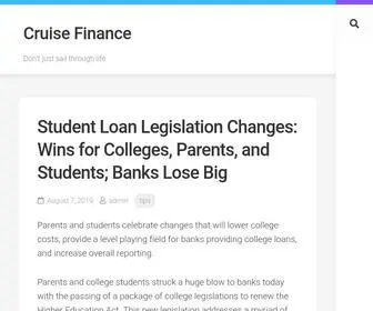 Cruiseservices.co.uk(Cruise Finance) Screenshot