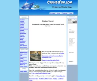 Cruisesfun.com(Cruise) Screenshot