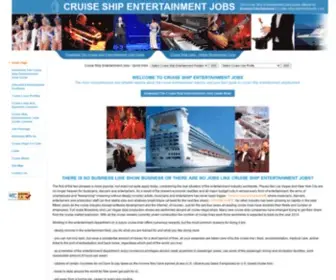 Cruiseshipentertainment.com(Cruise Ship Entertainment Jobs) Screenshot