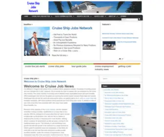 Cruiseshipjobsnetwork.com(Guide to working in the Cruise Line Industry) Screenshot