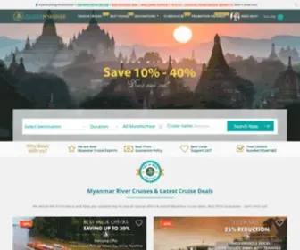 Cruisesmyanmar.com(Myanmar cruises) Screenshot