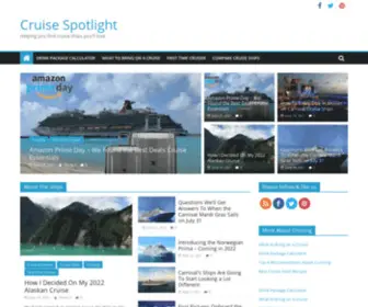 Cruisespotlight.com(Cruise Spotlight) Screenshot