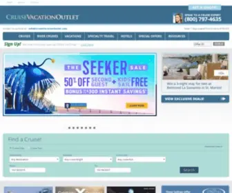 Cruisevacationoutlet.com(Cruise Vacation Outlet) Screenshot
