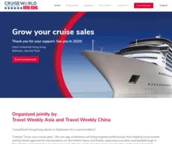 Cruiseworld-Hongkong.com(Inspiring Professionals in Cruise) Screenshot