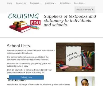 Cruisingedu.co.za(Cruising Edu Textbooks and Stationery) Screenshot