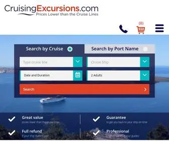 Cruisingexcursions.com(Book your Shore Excursions & Cruise Excursions) Screenshot