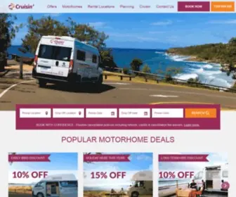 Cruisinmotorhomes.com.au(Cruisin Motorhome Rentals Australia) Screenshot