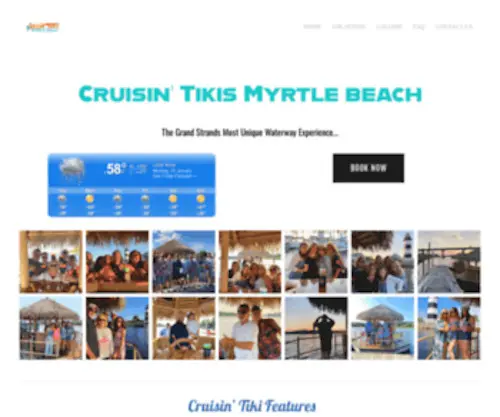 Cruisintikismyrtlebeach.com(Cruisin Tiki’s Myrtle Beach) Screenshot