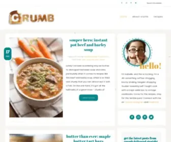 Crumbblog.com(A Food Blog) Screenshot