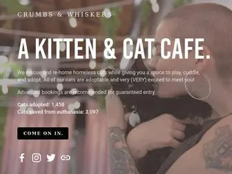 Crumbsandwhiskers.com(Crumbs and Whiskers) Screenshot