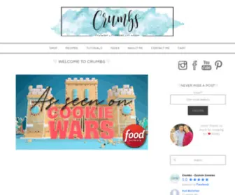 Crumbscustomcookies.com(Custom Cookies) Screenshot
