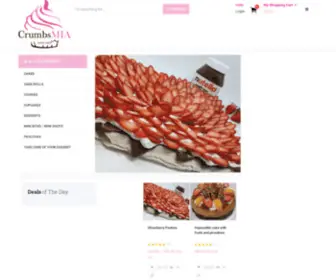 Crumbsmia.com(Crumbs Mia) Screenshot
