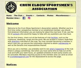 Crumelbowsportsmen.com(Crum Elbow Sportsmen website) Screenshot