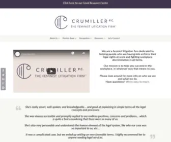 Crumiller.com(The Feminist Litigation Firm) Screenshot