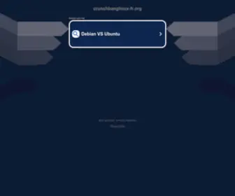 Crunchbanglinux-FR.org(Crunchbanglinux FR) Screenshot
