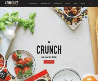 Crunchiesfood.com(A Crunch In Every Bite) Screenshot