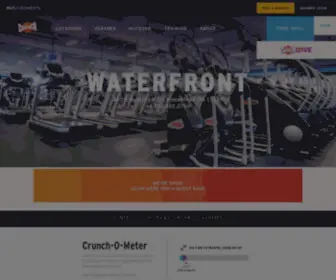 Crunchwaterfront.com(Crunch Fitness) Screenshot