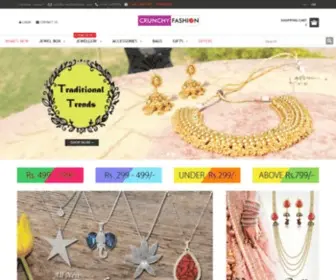 Crunchyfashion.com(Online shopping India) Screenshot