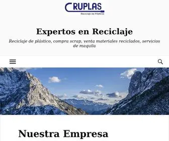 Cruplas.cl(Expertos en Reciclaje) Screenshot