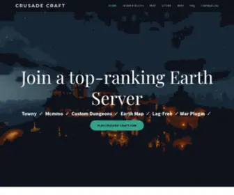Crusade-Craft.com(Crusade Craft) Screenshot