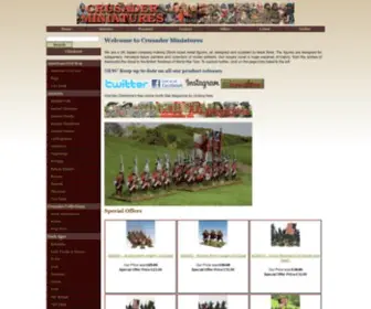 Crusaderminiatures.com(Crusader Miniatures) Screenshot