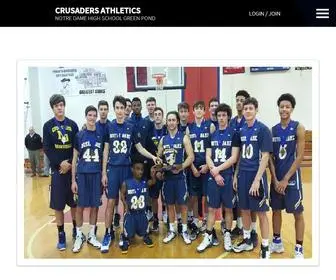 Crusadersathletics.com(Notre Dame High School) Screenshot