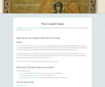 Crusaderstates.org(THE CRUSADER STATES) Screenshot