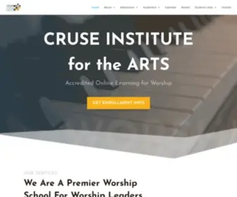 Cruseinstitute.org(Cruse Institute for the Arts) Screenshot