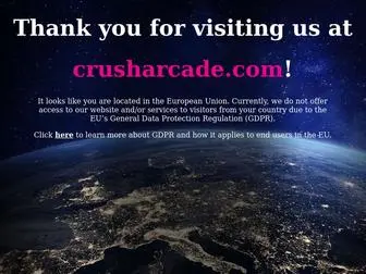 Crusharcade.com(Thank you for visiting us) Screenshot