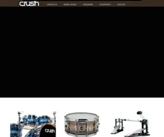 Crushdrum.com(Crush Drums and Percussion) Screenshot