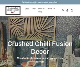 Crushedchilli.com(Crushed Chilli Fusion Decor) Screenshot