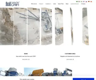 Crushingplants.com(Mobile and fixed crushing plants) Screenshot
