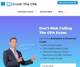 CrushthecPaexam.com(Crush The CPA Exam) Screenshot