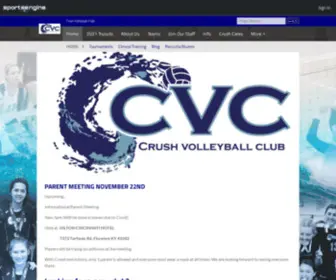 Crushvolleyball.com(Crush Volleyball Club) Screenshot