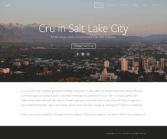 Cruslc.com(Cru in Salt Lake City) Screenshot