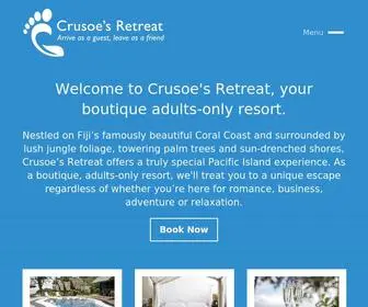 Crusoesretreat.com(Crusoes Retreat) Screenshot