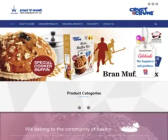 Crustncrumb.com(Bakery Ingredients) Screenshot