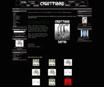 Crustpunks.com(Punk Patches) Screenshot
