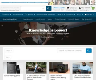 Crutchfieldadvisor.com(Crutchfield Articles &amp; Videos) Screenshot