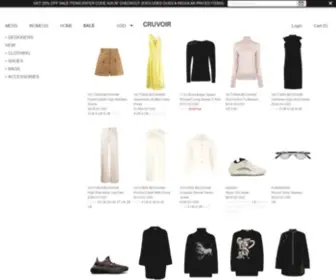 Cruvoir.com(Shop Directional Avant) Screenshot
