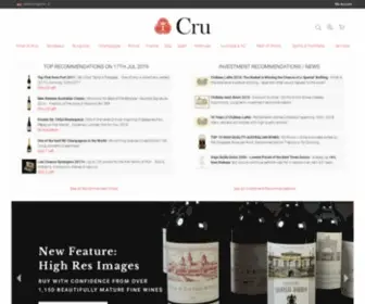 Cruworldwine.com(Cru World Wine) Screenshot
