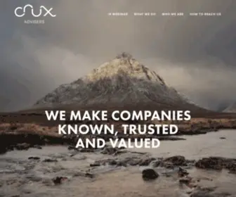 Crux.no(Crux Advisers) Screenshot