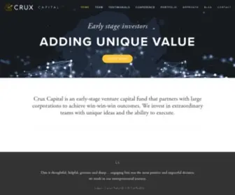 Cruxcap.com(Crux Capital) Screenshot