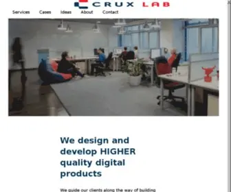 Cruxlab.com(Web and Mobile development company) Screenshot