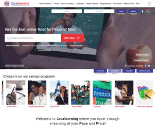 Cruxlearning.africa(Cruxlearning africa) Screenshot