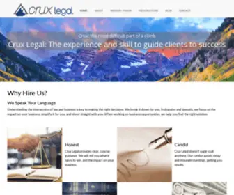 Cruxlegal.com(Crux Legal) Screenshot