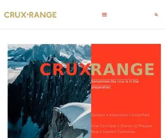 Cruxrange.com(Adventure By Adventurers) Screenshot